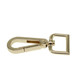 Swivel Clasp Keyring Fastener Hook with D-Ring
